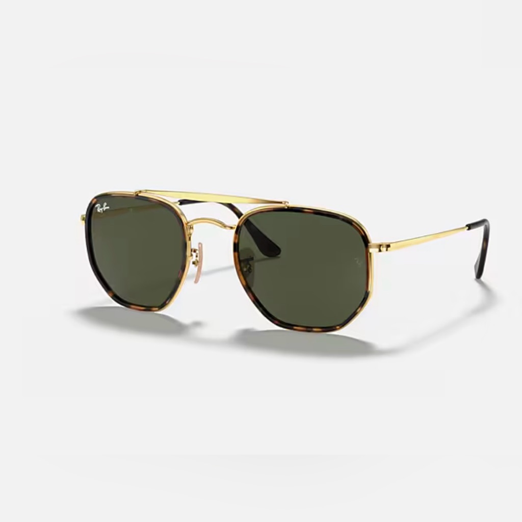 Ray-Ban Marshall Ii - Gold Frame Sunglasses With Tortoise Detail